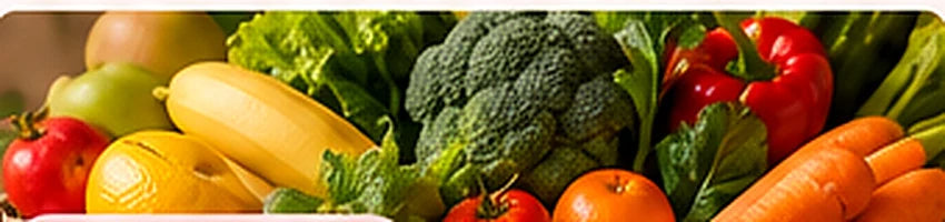 Selección de frutas y verduras frescas en Amoras